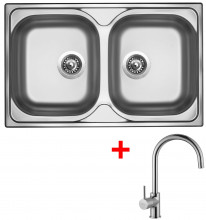 Sinks CLASSIC 800 DUO + VITALIA 